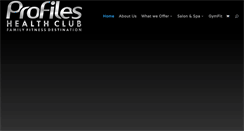 Desktop Screenshot of profilesfitness.co.za