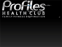 Tablet Screenshot of profilesfitness.co.za